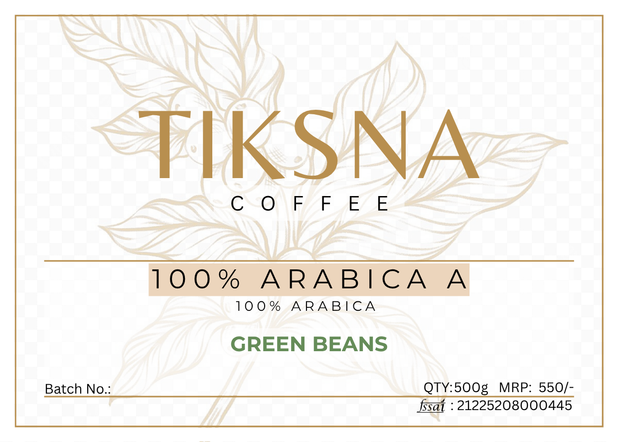 100% Arabica A Green Coffee Beans